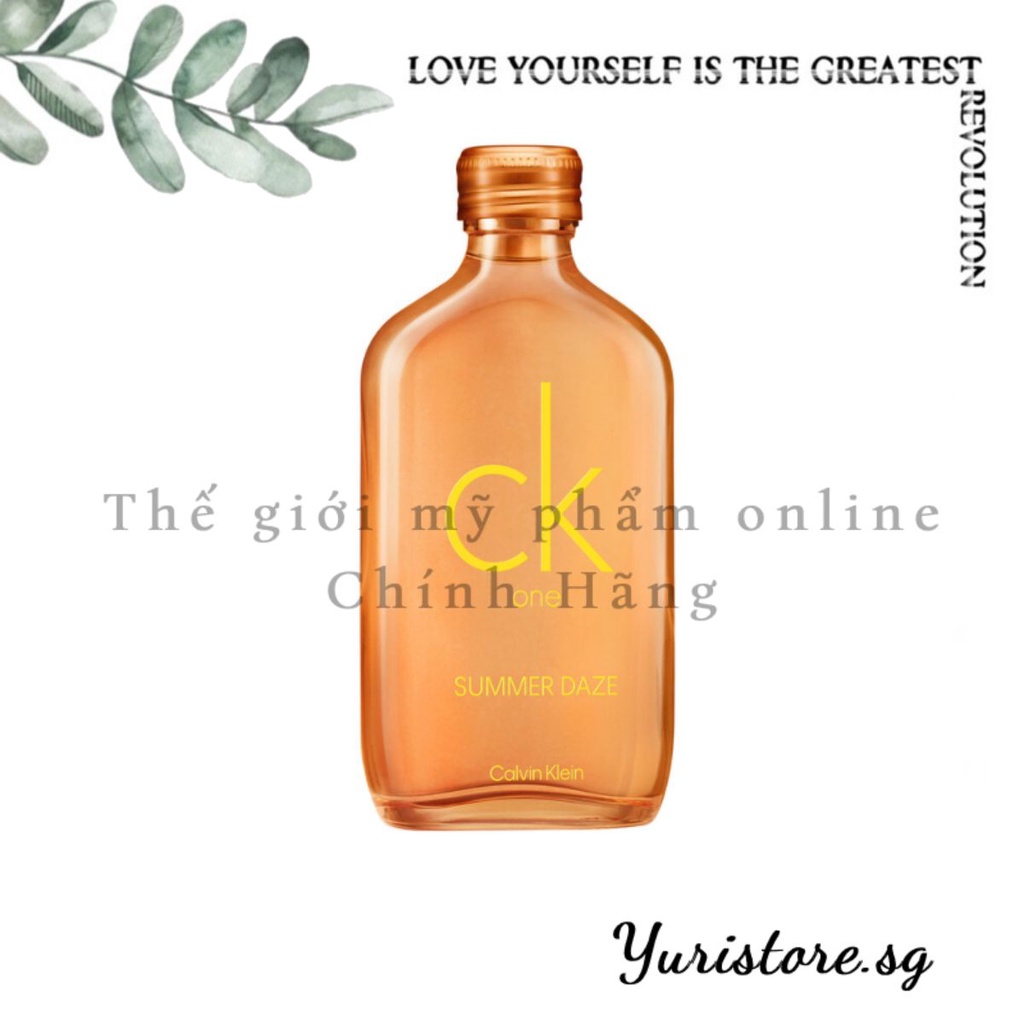 🆈🆄🆁🅸 - Nước Hoa (Unisex) Ck One Summer Daze chai 10ml