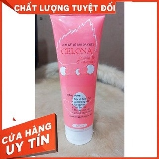 Kem tẩy tế bào chết Celona ( HỒNG ) 300ML  làm sạch da, bụi bẩn , bã nhờn , giúp da căng bóng mịn  màng
