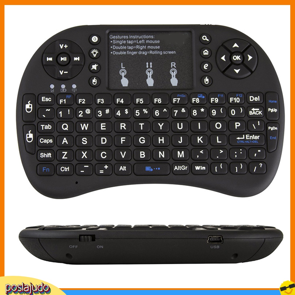 Bàn Phím Bluetooth Không Dây Mini I8 2.4g Có Cảm Ứng Cho Pc Laptop