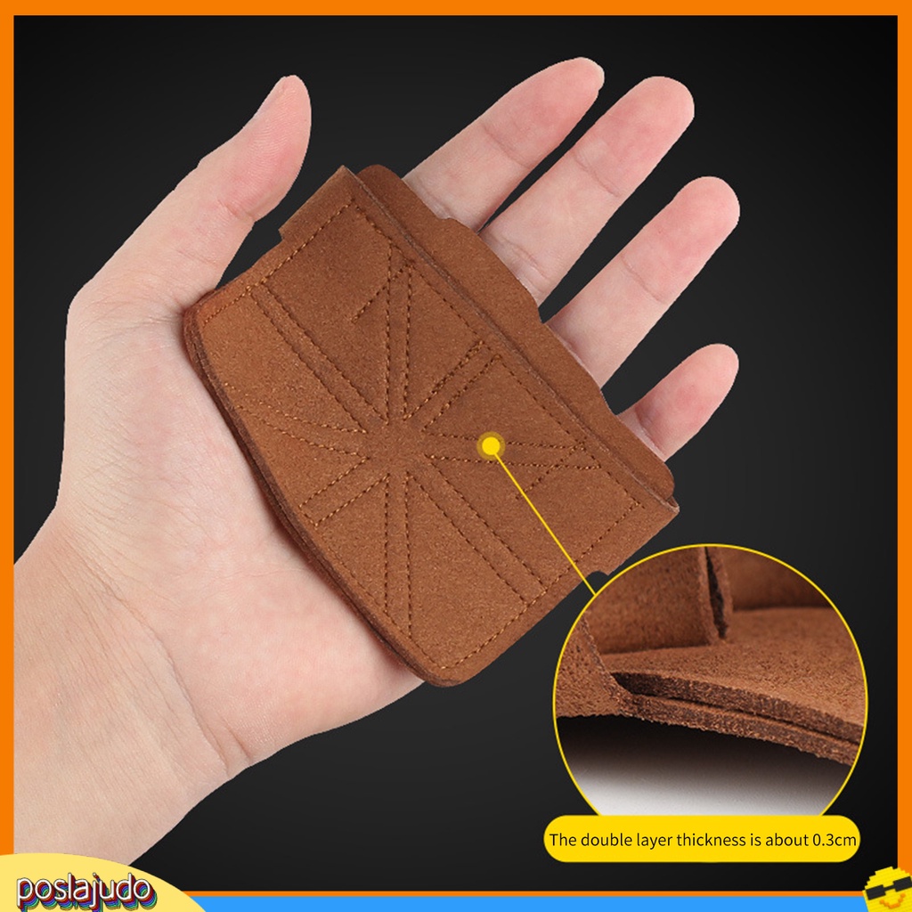 2pcs Găng tay nâng tạ chống gỉ thoáng khí bảo vệ lòng bàn tay cho người lớn