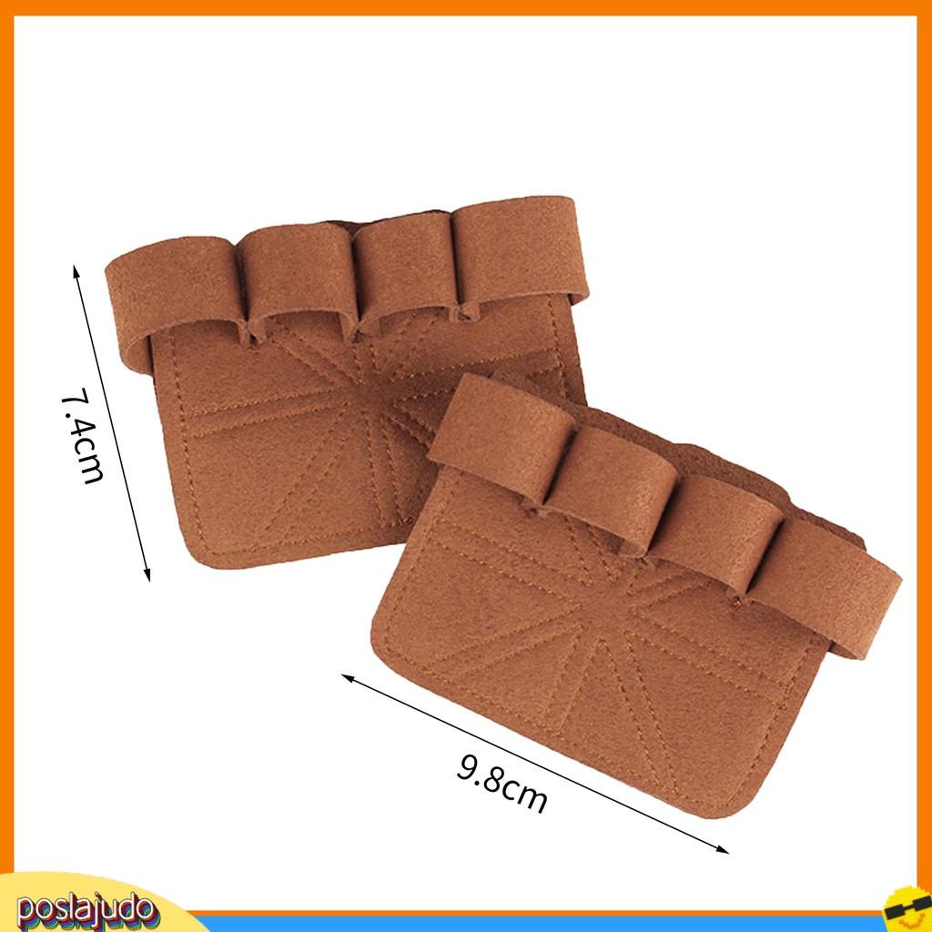 2pcs Găng tay nâng tạ chống gỉ thoáng khí bảo vệ lòng bàn tay cho người lớn