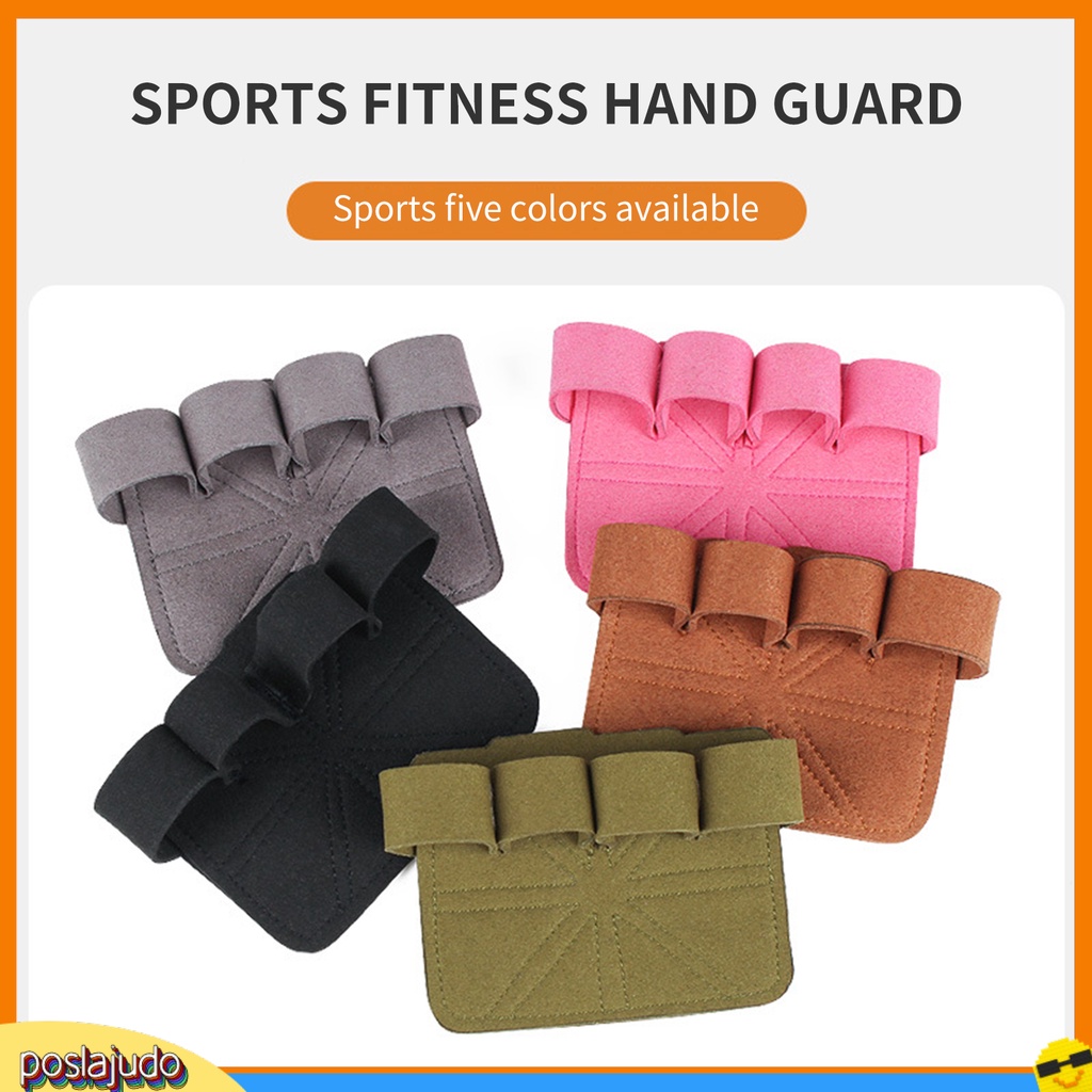 2pcs Găng tay nâng tạ chống gỉ thoáng khí bảo vệ lòng bàn tay cho người lớn