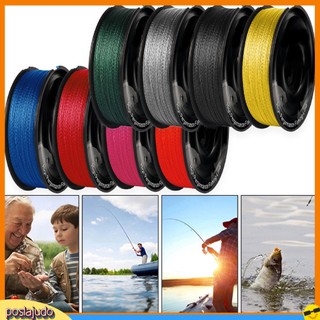 (Poslajudo) Cuộn dây cước câu cá siêu bền 100m bện 4 sợi nhựa PE tiện dụng