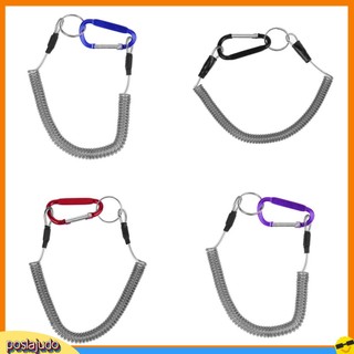 (Poslajudo) Dây giữ cần câu cá cố định lò xo có móc khóa cài siêu tiện lợi
