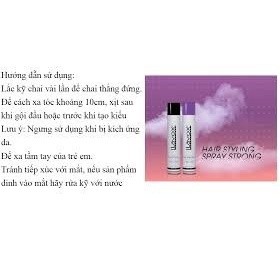 KEO XỊT TÓC LAVOX 420 ml định hình tóc [Wego_Cosmectics]