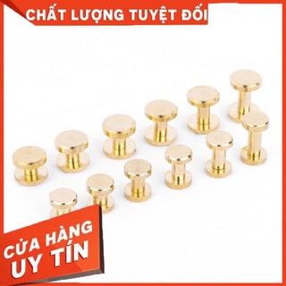 10 cái Đinh tán loại vặn ốc( Phụ kiện đồng, inox)