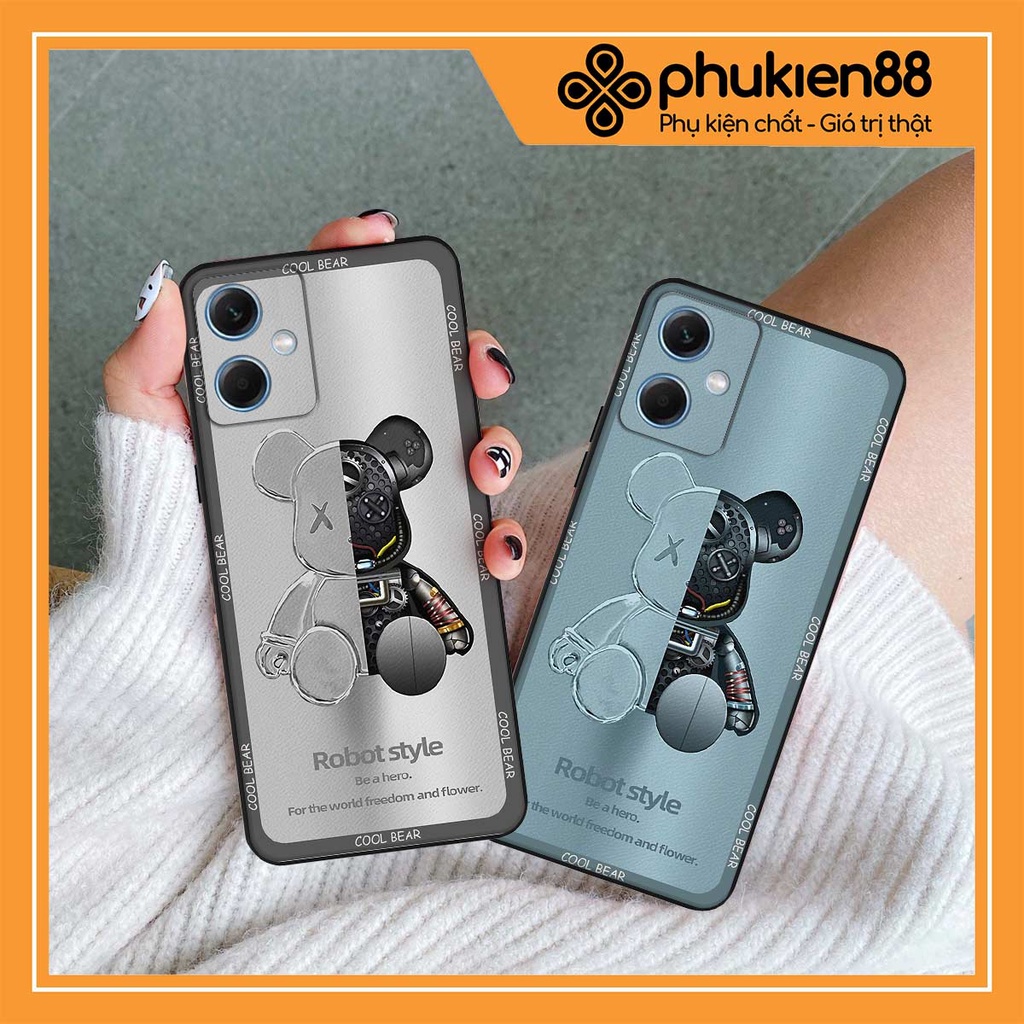 Ốp lưng Xiaomi Redmi Note 12 4G 5G 12 Pro 12s bear, k@ws thương hiệu phong cách ốp lưng thời trang cao cấp