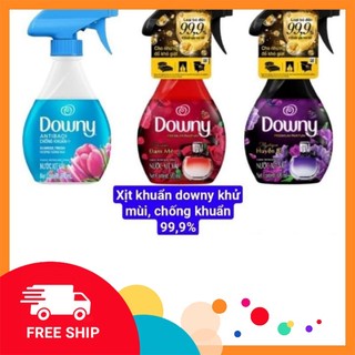 Gía sale rẻ Xịt vải Downy khử mùi kháng khuẩn 99,9% hương Nắng Mai/Huyền Bí/ Đam mê 370ml Hàng mới về