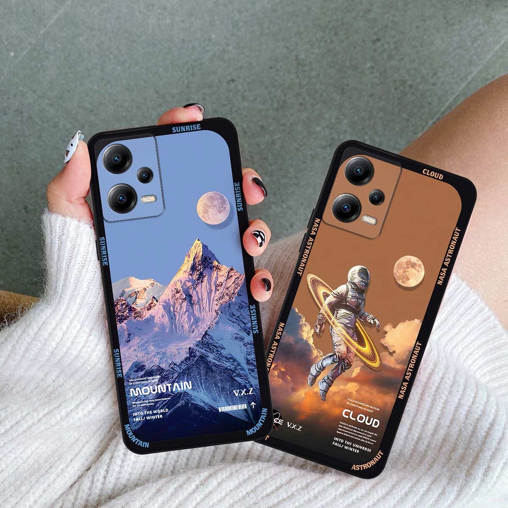 Ốp lưng Poco X5 / X5 Pro 5G hình vũ trụ, mountain, cloud phong cách cá tính