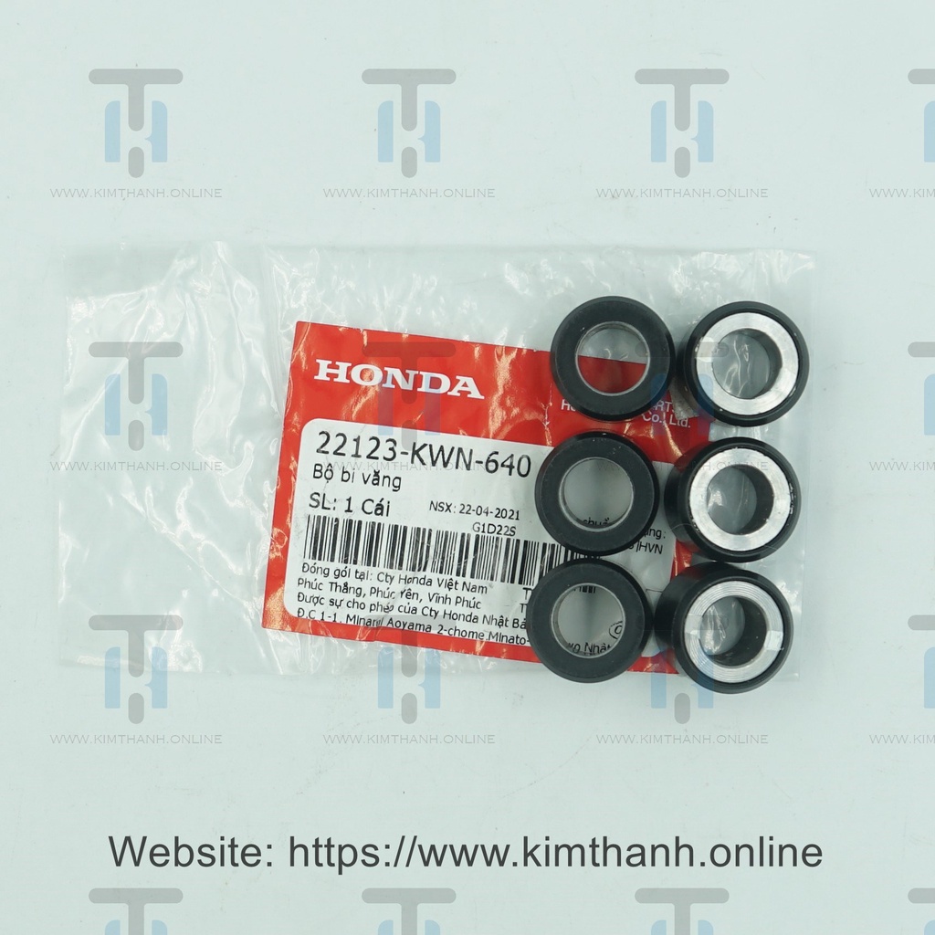 Bi nồi đen - KWN 15g PCX Honda VN _ 22123KWN640