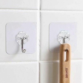 combo 10 Móc Dán Tường Siêu Dính, Móc Sắt Treo Đồ Đa Năng