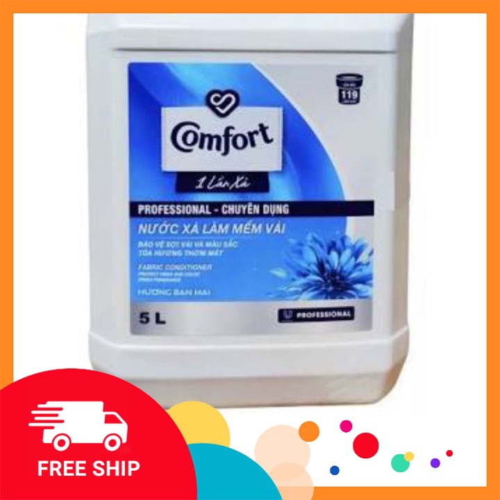 Sale 50% giá tận gốc Nước Xả Vải Comfort 1 Lần Xả hương Ban Mai 5L chính hiệu