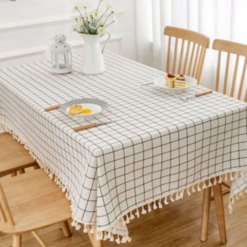 Khăn trải bàn bàn tròn, bàn lớn trang trí nhà cửa. thảm phủ họa tiết vintage