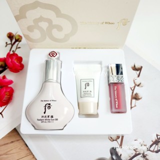 Kem nền chống nắng trắng da trang điểm Whoo Radiant White Sun BB SPF45/PA+++