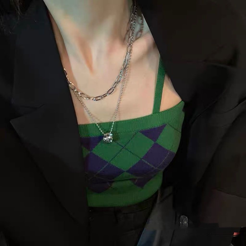 Dây Chuyền Hai Lớp Thiết Kế Sang Trọng Thời Trang Bốn Mùa Cho Nữ