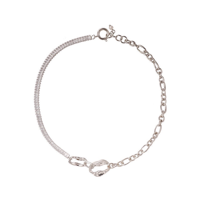 Dây Chuyền Đính Đá Zircon Thiết Kế Sang Trọng Đơn Giản Cho Nữ