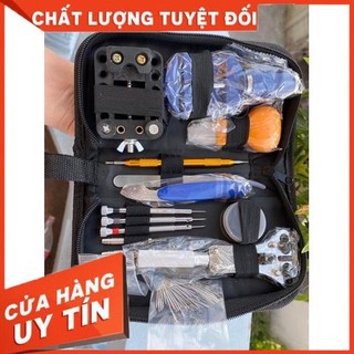 ( Phụ kiện đồng hồ đeo tay) Bộ dụng cụ sửa chữa đồng hồ 146 món