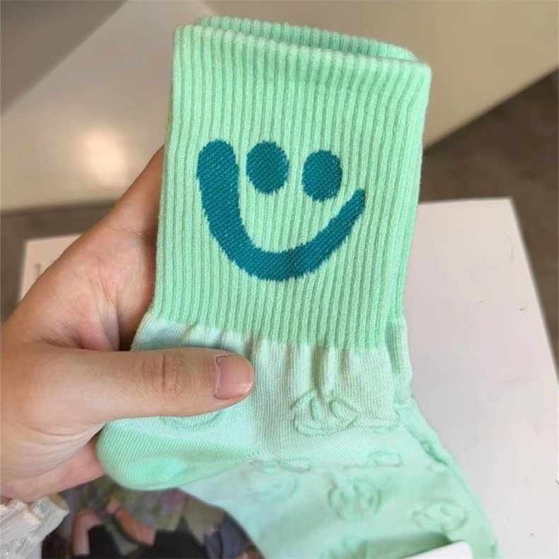 Tất Lửng Thêu Họa Tiết Graffiti Phong Cách Xuân Hè Ngọt Ngào Đơn Giản Cho Nữ