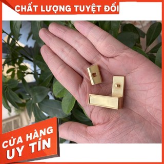 Khoá túi dán da