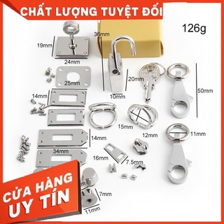 ( Phụ kiện đồng, inox)  Full set bộ phụ kiện túi K