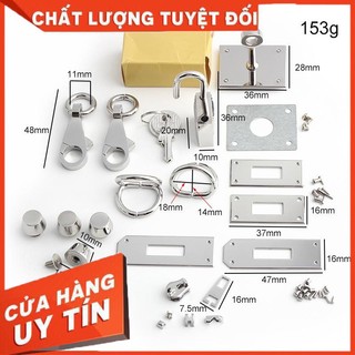 ( Phụ kiện đồng, inox)  Full set bộ phụ kiện túi K