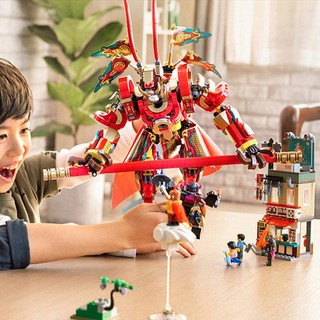 Bộ đồ chơi lắp ráp lego sun wukong monkey king gold mecha