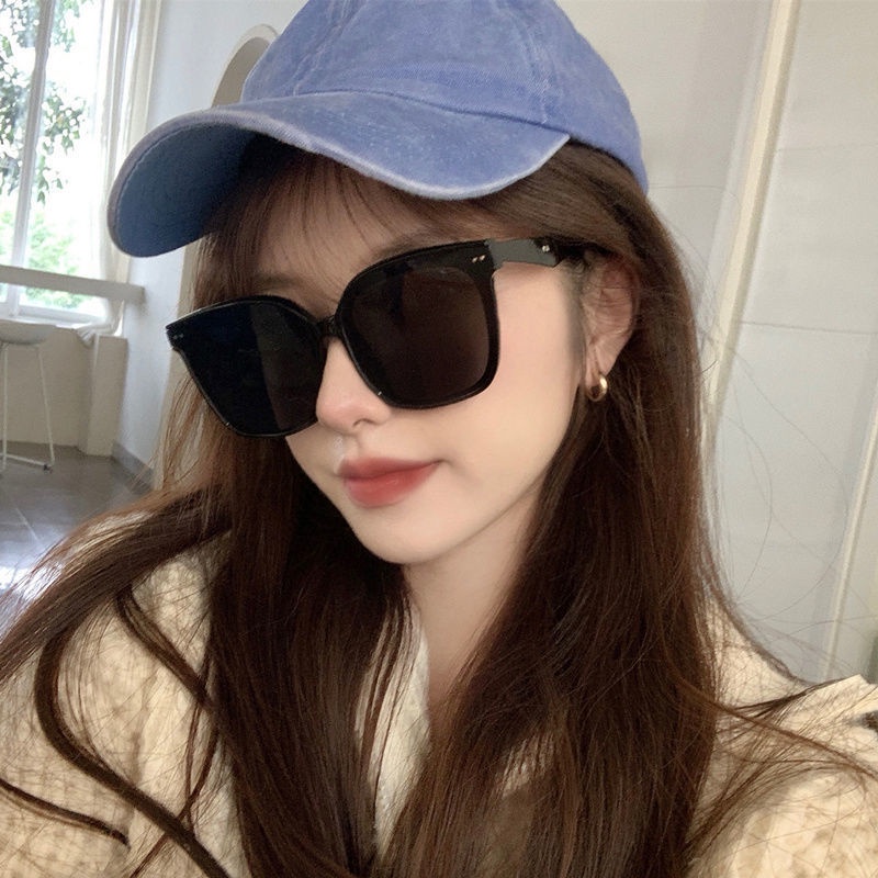 Kính Mát Gọng Vuông Lớn Màu Nâu Mỏng Mặt To Suyan net r Phong Cách Hàn Quốc Cho Nữ