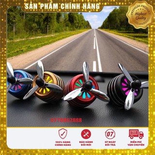 Quạt sáp thơm, đèn led gắn cửa gió điều hòa ô tô