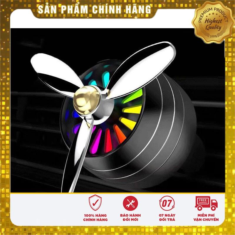 Quạt sáp thơm, đèn led gắn cửa gió điều hòa ô tô