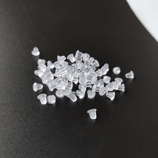 Nút chốt bông tai, Chốt cao su khuyên tai TuNa Silver