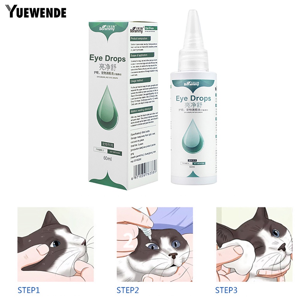 (Hàng Mới Về) Dung Dịch Làm Sạch Vùng Da Mắt An Toàn Cho Thú Cưng