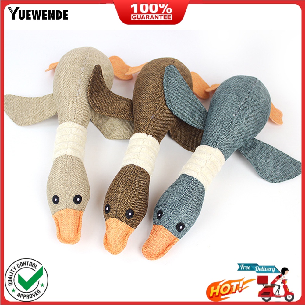 Đồ chơi nhai cắn cho thú cưng vui nhộn hình chú ngỗng có âm thanh dễ thương