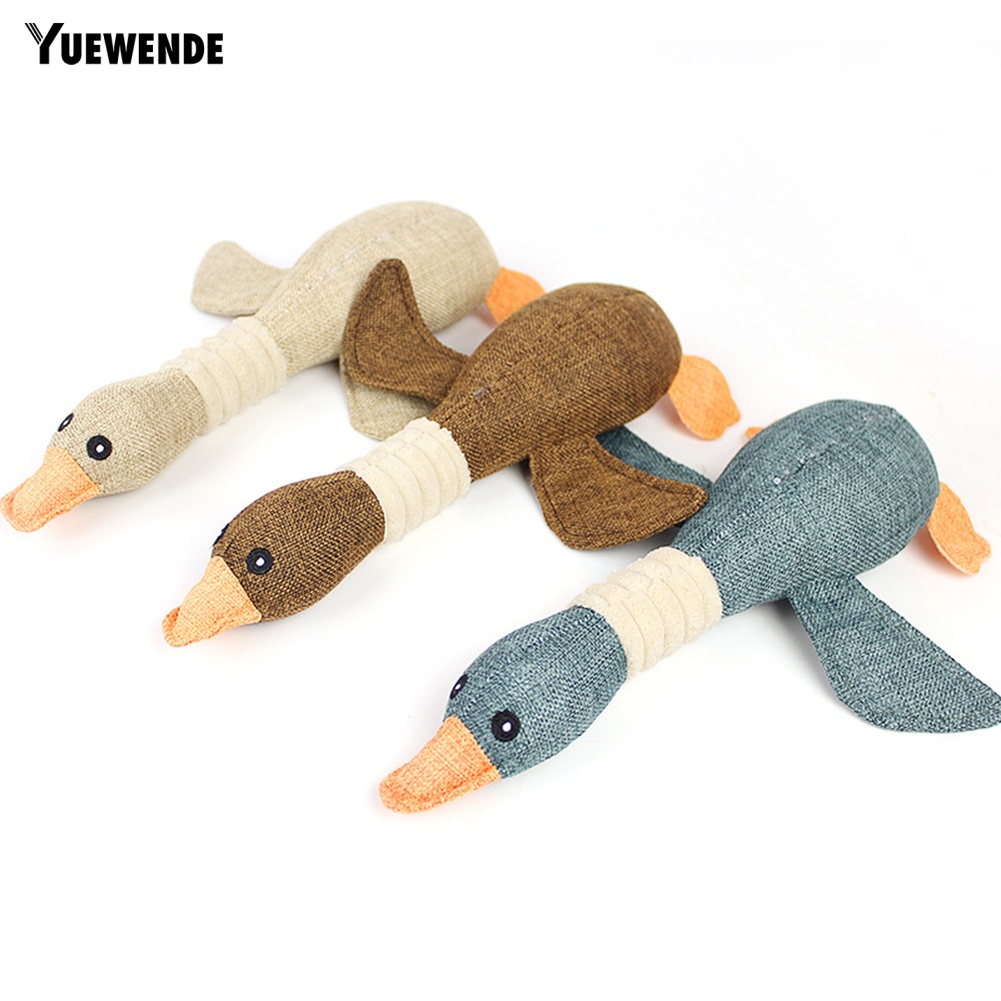 Đồ chơi nhai cắn cho thú cưng vui nhộn hình chú ngỗng có âm thanh dễ thương