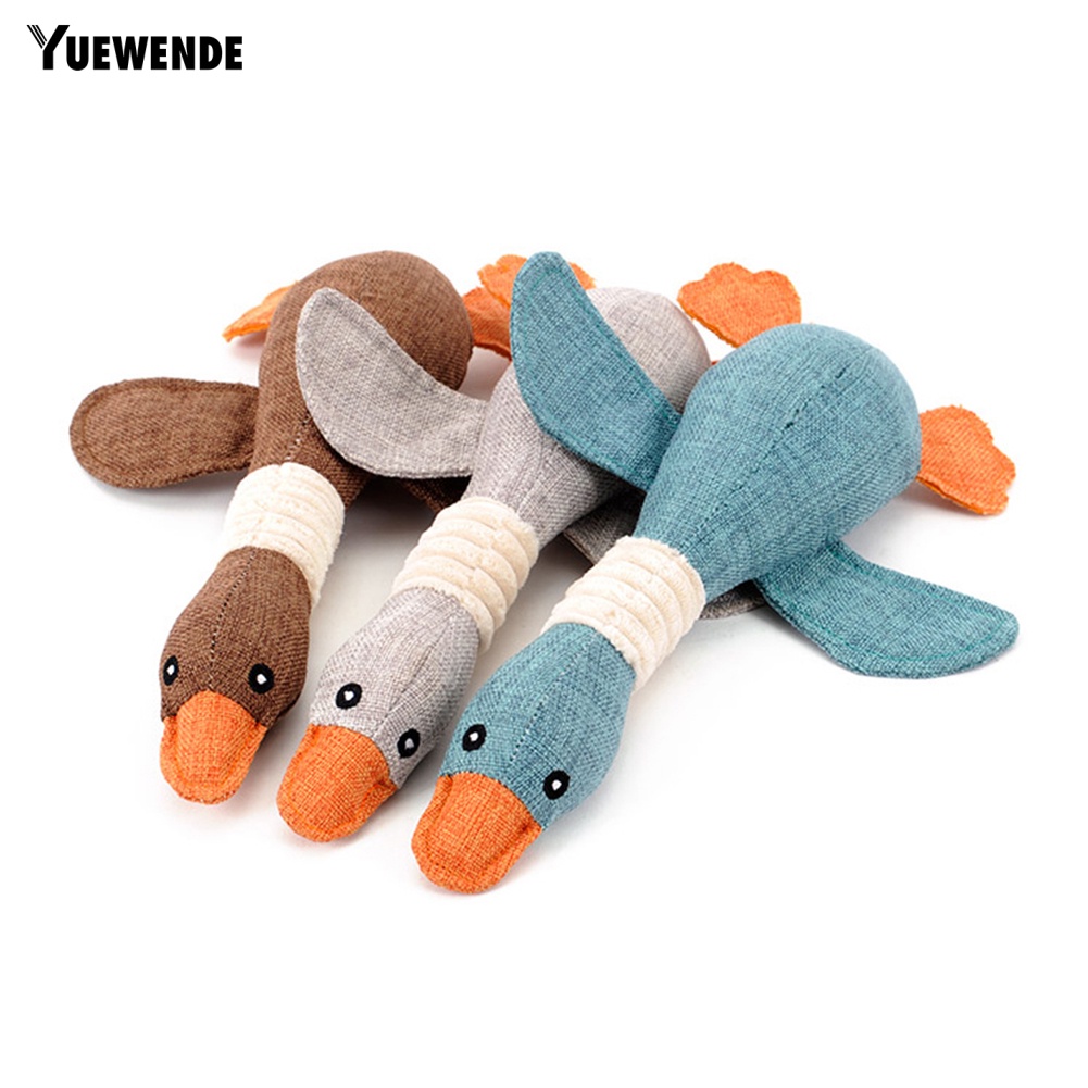 Đồ chơi nhai cắn cho thú cưng vui nhộn hình chú ngỗng có âm thanh dễ thương