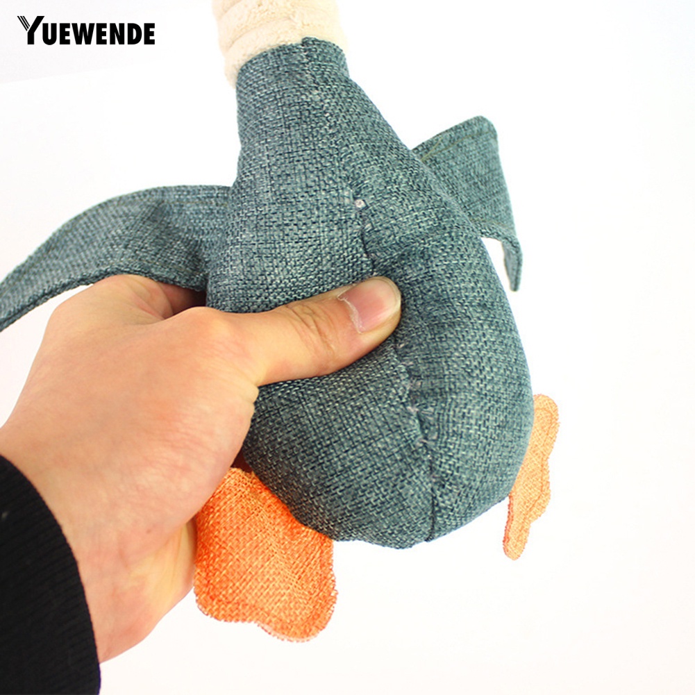 Đồ chơi nhai cắn cho thú cưng vui nhộn hình chú ngỗng có âm thanh dễ thương