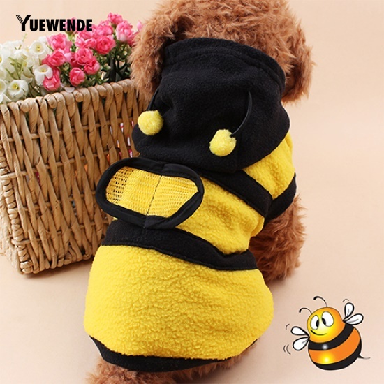 Trang phục kiểu dáng chú ong đáng yêu cho thú cưng