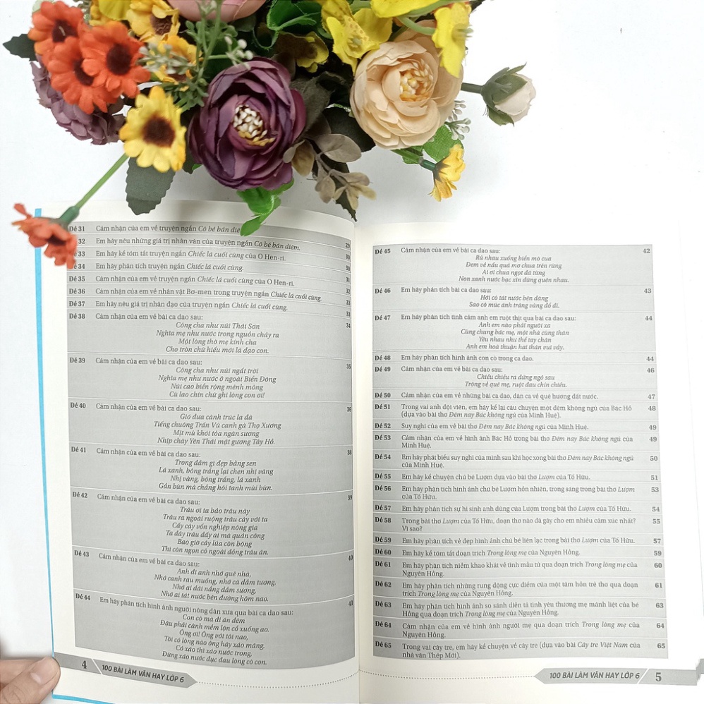 Sách 100 bài làm văn hay lớp 6 - ndbooks