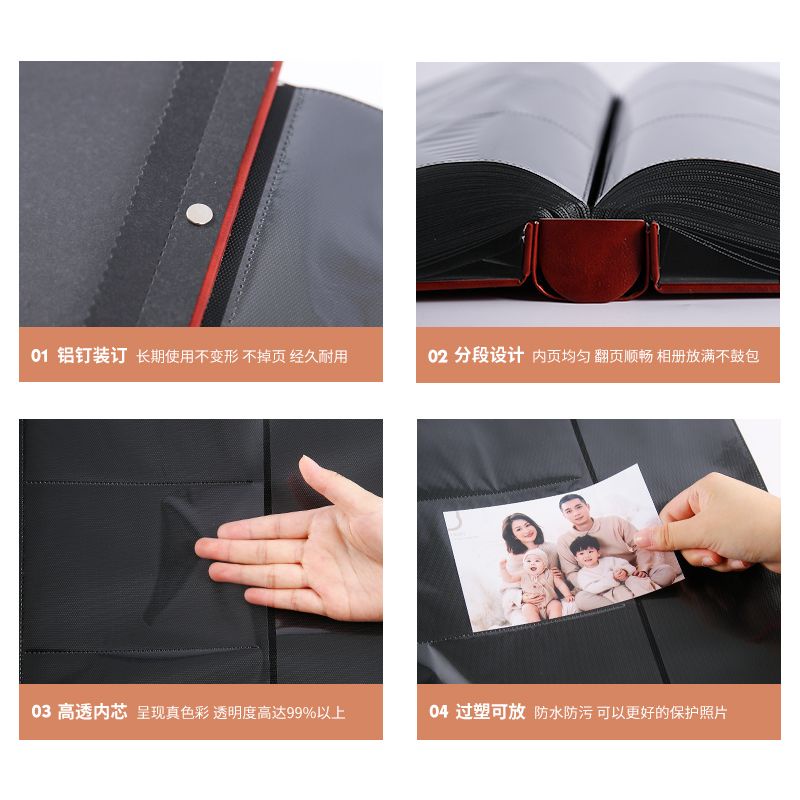 Album Ảnh 6 Inch 1000 Tờ Ảnh Gia Đình Kích Thước Lớn 5 Inch