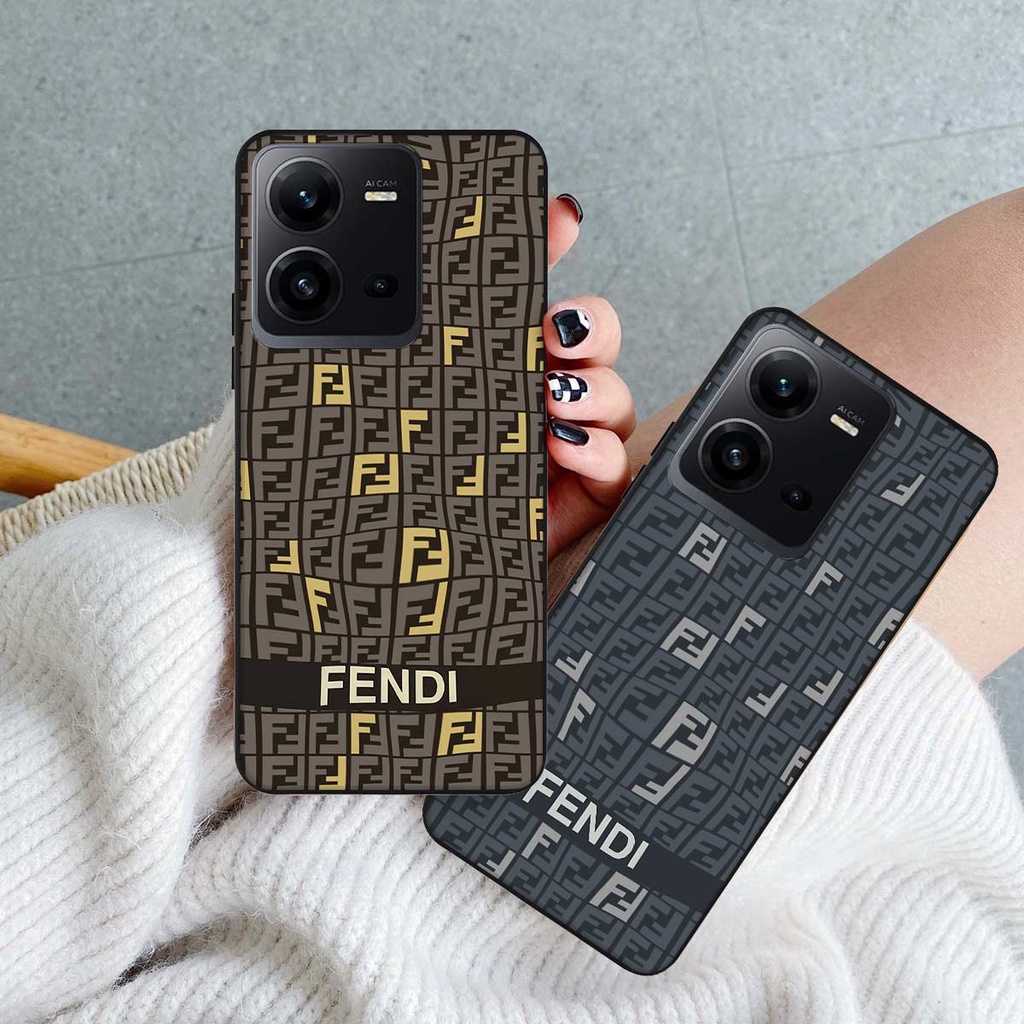 Ốp lưng Vivo V25 5G / V25e / V25 Pro fendy, búp bơ rì, kaws thời trang, vỏ ốp thời trang rẻ đẹp