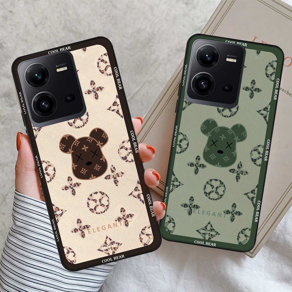 Ốp lưng Vivo V25 5G / V25e / V25 Pro fendy, búp bơ rì, kaws thời trang, vỏ ốp thời trang rẻ đẹp