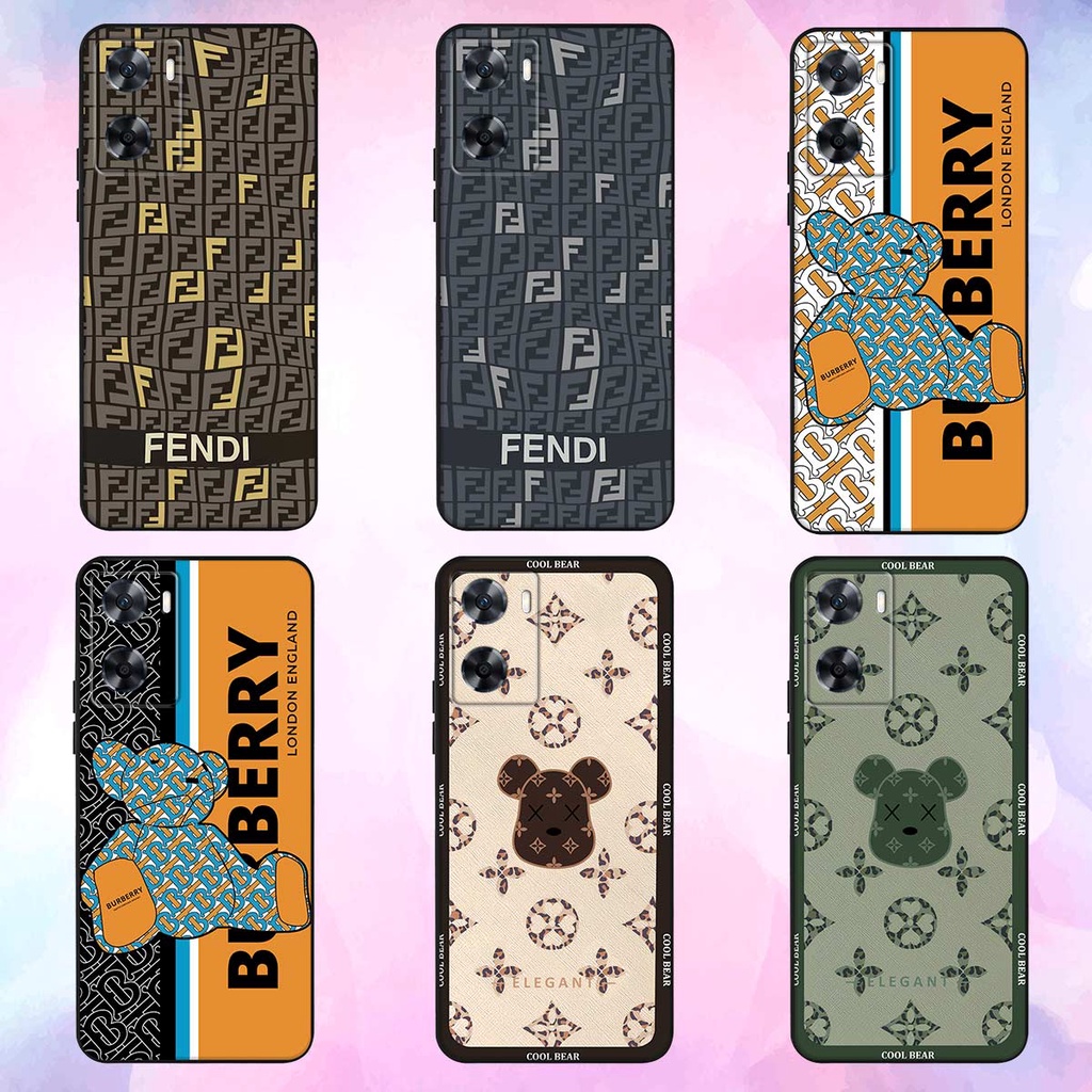 Ốp lưng Oppo A77s fendy, búp bơ rì, kaws thời trang, vỏ ốp thời trang rẻ đẹp
