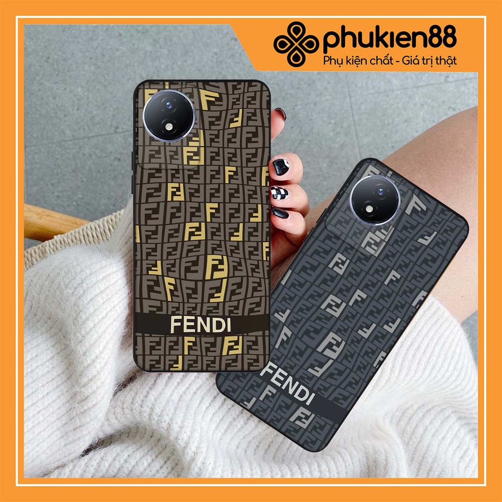 Ốp lưng Vivo Y02 / Y02A fendy, búp bơ rì, kaws thời trang, vỏ ốp thời trang rẻ đẹp