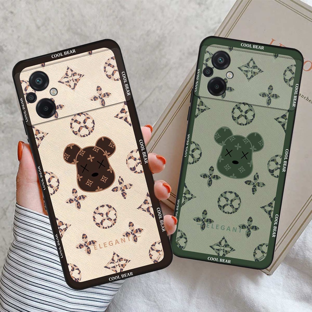 Ốp lưng Xiaomi Poco M5 4G fendy, búp bơ rì, kaws thời trang, vỏ ốp thời trang rẻ đẹp