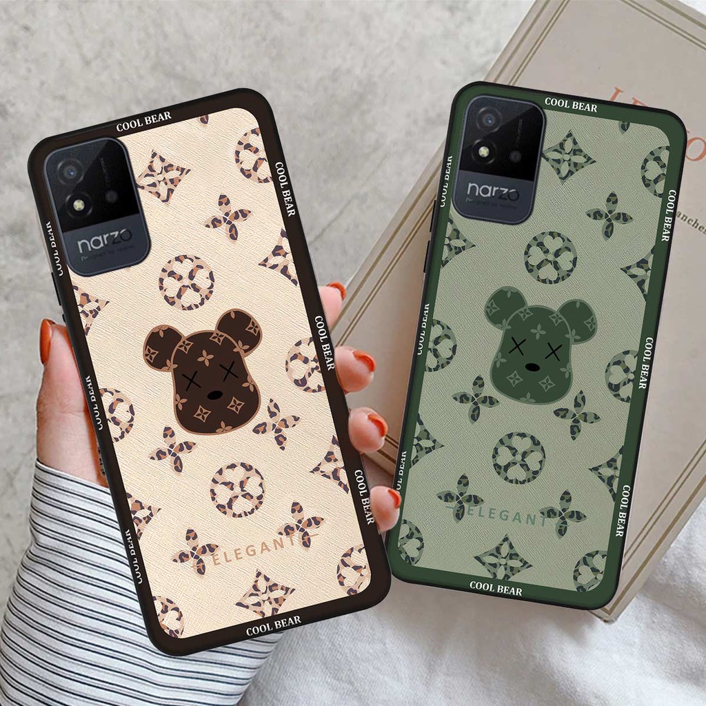 Ốp lưng Realme Narzo 50 / 50i fendy, búp bơ rì, kaws thời trang, vỏ ốp thời trang rẻ đẹp