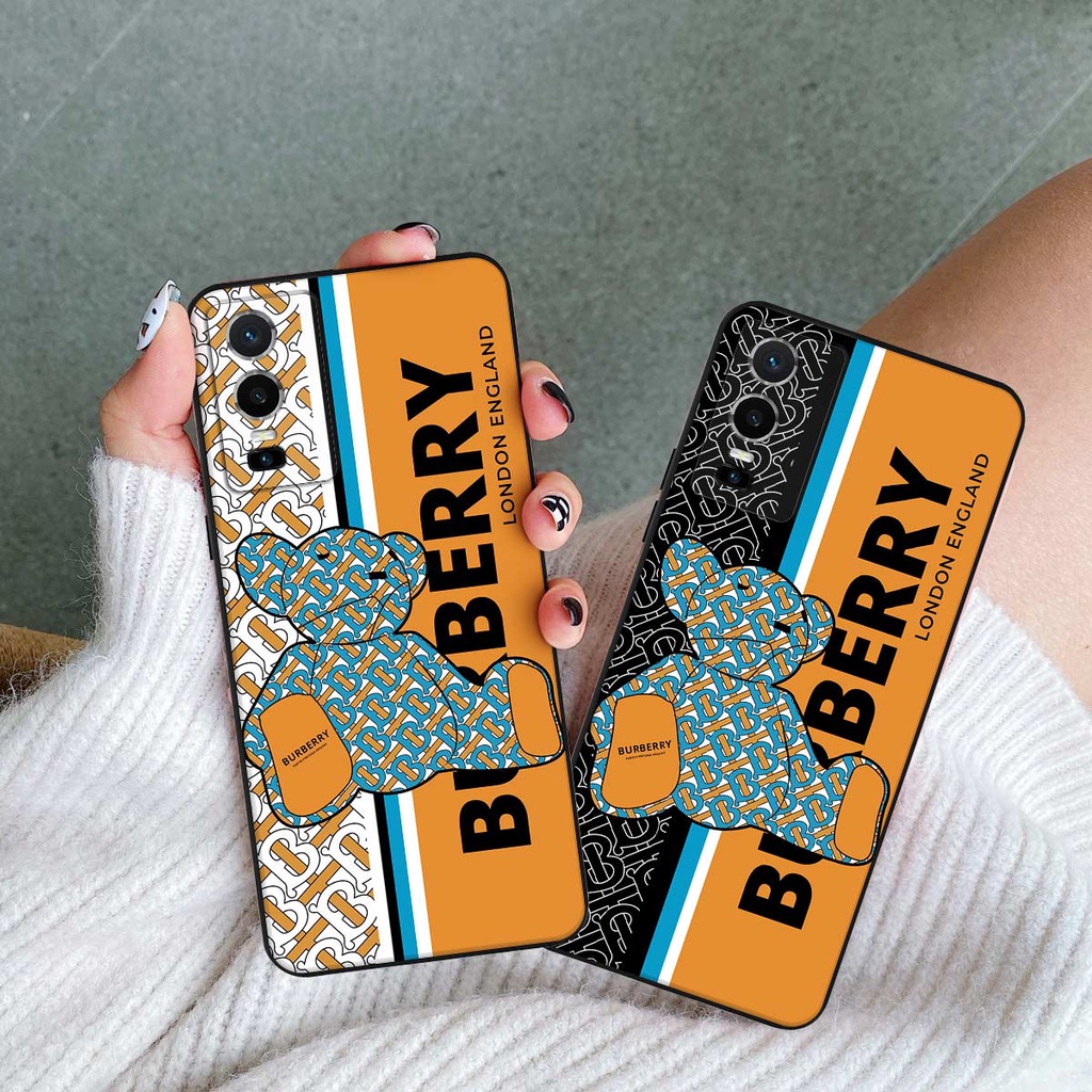 Ốp lưng Vivo Y76 5G fendy, búp bơ rì, kaws thời trang, vỏ ốp thời trang rẻ đẹp