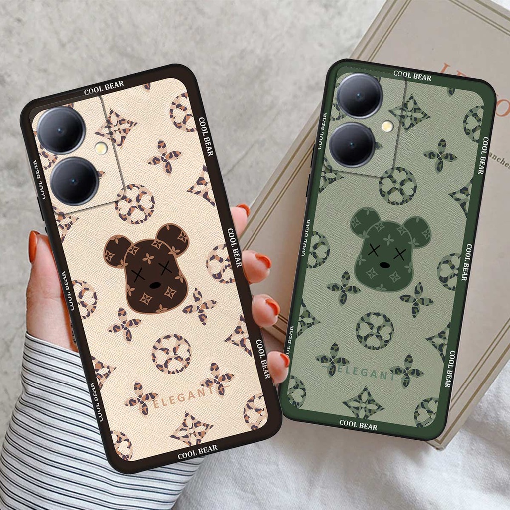Ốp lưng Vivo Y78 5G fendy, búp bơ rì, kaws thời trang, vỏ ốp thời trang rẻ đẹp