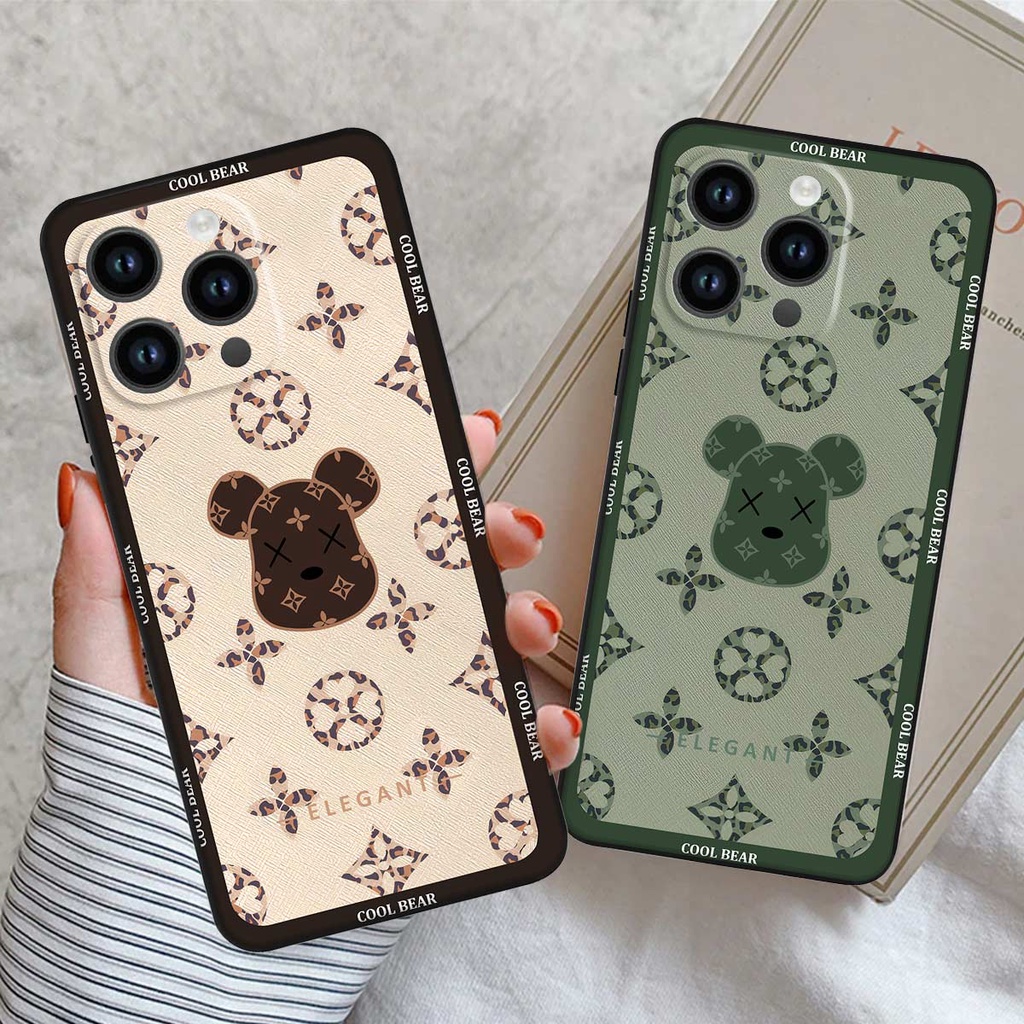 Ốp lưng iPhone 14 14Pro 14ProMax Plus Pro Max fendy, búp bơ rì, kaws thời trang, vỏ ốp thời trang rẻ đẹp