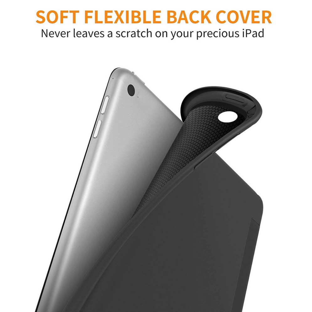 Bao Da Dành Cho iPad Air 2, iPad 6, Air 1, ipad 5, Pro 9.7 2017/2018 TPU chống sốc lưng silicon mềm