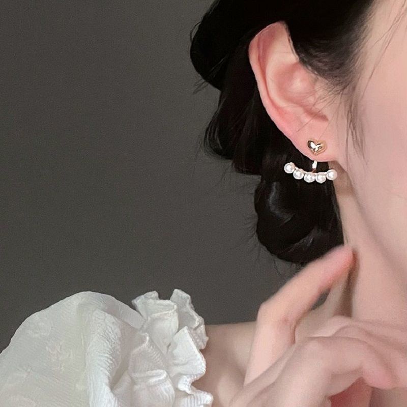 Bông Tai Hình Hoa Dát Ngọc Trai Sang Trọng Thời Trang Mùa Hè 2023