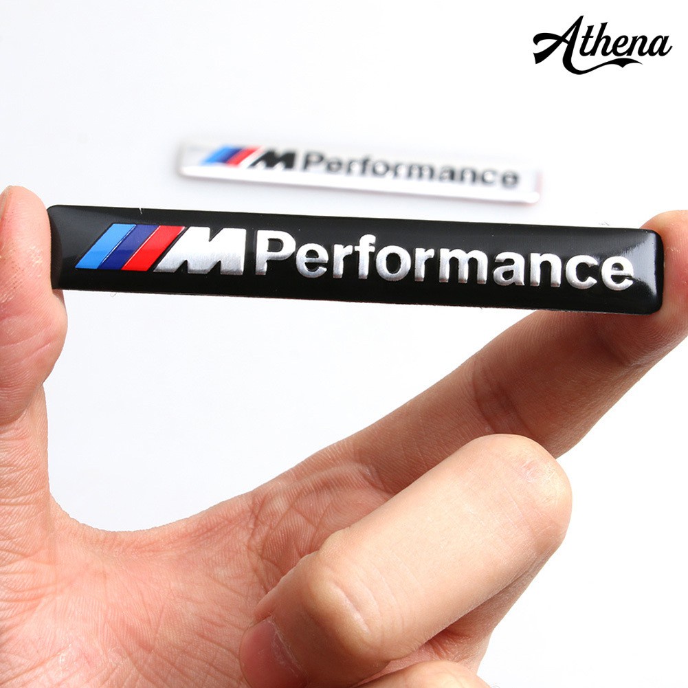 Nhãn Dán Trang Trí Xe Hơi Bmw Họa Tiết Chữ M Performance Chất Liệu Nhôm